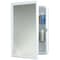 Zenith Metal Zenna Home 22.38 in. H X 16.38 in. W X 5 in. D Rectangle Medicine Cabinet W231 - alternate 1